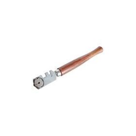 Üvegvágó, fanyelű; 6 kerekes, 130mm