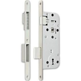   Bevésőzár 7cm Midi-7 90/40/18 1K.Magnet Midi 7N INOX  ELZETT