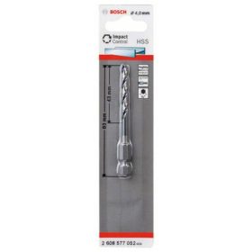   Bosch Accessories Fém spirálfúró bit befogással 4 mm Teljes hossz 83 mm