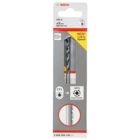   Bosch Accessories CYL-5 Keményfém Beton spirálfúró 5 mm Teljes hossz 100 mm Hengeres befogószár