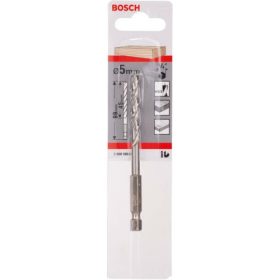   BOSCH Fa spirálfúró, 1/4"-os hatszögletű szár 5x45x99 mm