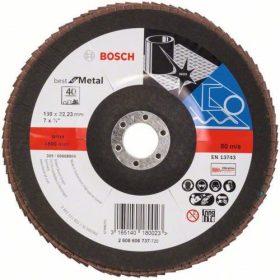   BOSCH Best for Metal fíber csiszolótárcsa X571 180 x 22,23mm