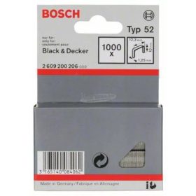 BOSCH tűzőkapocs, 52-ES TÍPUS, 12,3X1,25X10MM