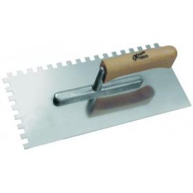 Glettvas rozsdamentes acélból, fogazott 6 mm