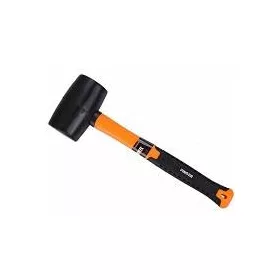   Gumikalapács üvegszálas nyéllel, fekete gumi ; 560gr  FINDER  CZ191300D