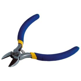 Oldalcsípő fogó mini, dupla műanyag nyéllel ; 130mm