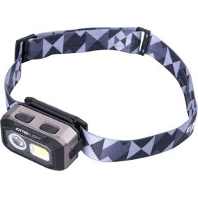   LED fejlámpa, Osram+COB, 500 Lumen; tölthető akkuval+AAA elemmel is, 4 funkció, cseppálló: IPX4