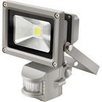 LED lámpa, falra szerelhető reflektor; mozgásérzékelővel, 10W, 650 lm, IP44, 230V/50Hz
