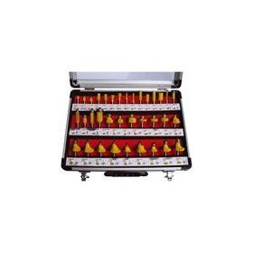   Felsőmaró klt. 35db, (alu kofferben) ; 8mm-es befogással, keményfém lapkás