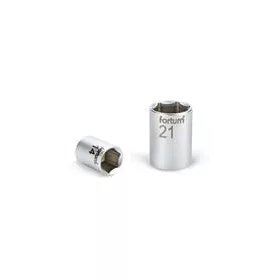   Dugófej, 1/2", 13mm, 61CrV5, mattkróm, 38mm hosszú FORTUM