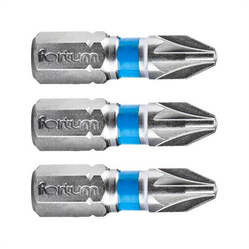 Behajtóhegy PZ, 3 db, S2 acél; PZ 3×25mm, bliszteren