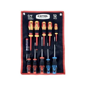 Csavarhúzó klt. szigetelt 1000V+nem szigetelt 6+5db