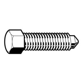   Hatlapfejű illesztőcsavar alámetszett kúpos rögzítőheggyel  DIN 564 M12x35 22H  Natúr