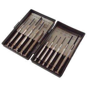 Órás csavarhúzó klt.; 11db, lapos+PH