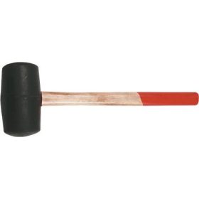 Gumikalapács fa nyéllel 60mm 0,4kg