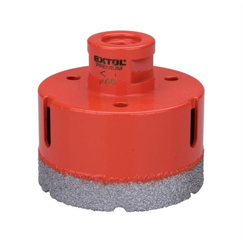 Körkivágó csempére, gyémánt vágóél; 68mm × M14, sarokcsiszolóba fogható