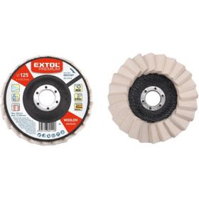   Lamellás polírozó filc, INOX, acél és ALU munkadarabok polírozására 125×22mm (darabáras, de csak ötösével rendelhető)