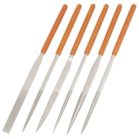   Tűreszelő klt. gyémántozott; 6db, 4×160×50mm, HRC38-42 szénacél, 100% krómozott