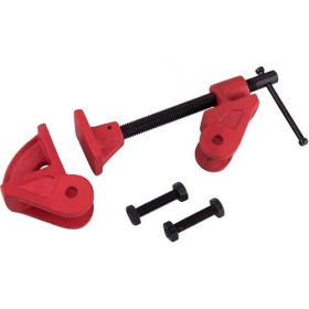   Négyszög tengelyes szorító (táblásító szorító / csavaros asztalos szorító négyszög profilhoz) , 1", acél