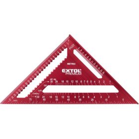   Asztalos derékszög, 300 mm, ALU, lézer gravírozott, mm beosztás, 0-90° ferde beosztás