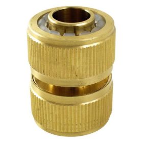 Tömlőösszekötő, réz; 1/2''