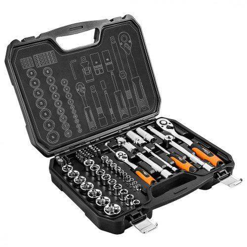 Dugókulcs készlet 73R. 1/4-1/2" CRV  NEO TOOLS