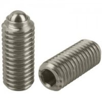 Rugós hernyócsavar golyós bkny. Rozsdamentes