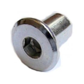 Bútorhűvely M6x15  Acél  Horganyzott