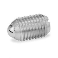 Rugós hernyócsavar golyós hornyolt Rozsdamentes