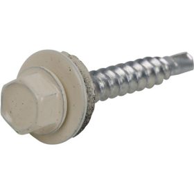   Fűzőcsavar fémhez-fém  4,8x19  RAL1015  ( Világoscsont )