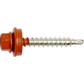 Fűzőcsavar fémhez-fém  4,8x19  RAL8004  ( Rézbarna )