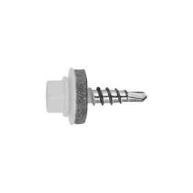 Fűzőcsavar fémhez-fém  4,8x19  RAL9010  ( Fehér )