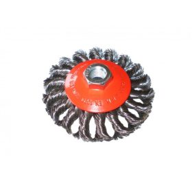 Csavart tányérkefe 100/0.5 M14